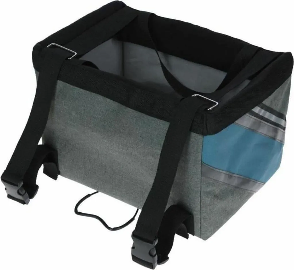 Sac de Vélo Kerbl Gris en Nylon Renforcé avec Support de Fixation Rapide - 2