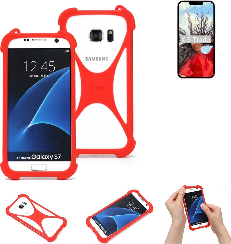 K-S-Trade Handy-Hülle kompatibel mit Apple iPhone 13 Schutz-Hülle Bumper Silikon Schutz Hülle Cover Case Silikoncase Silikonbumper TPU Softcase