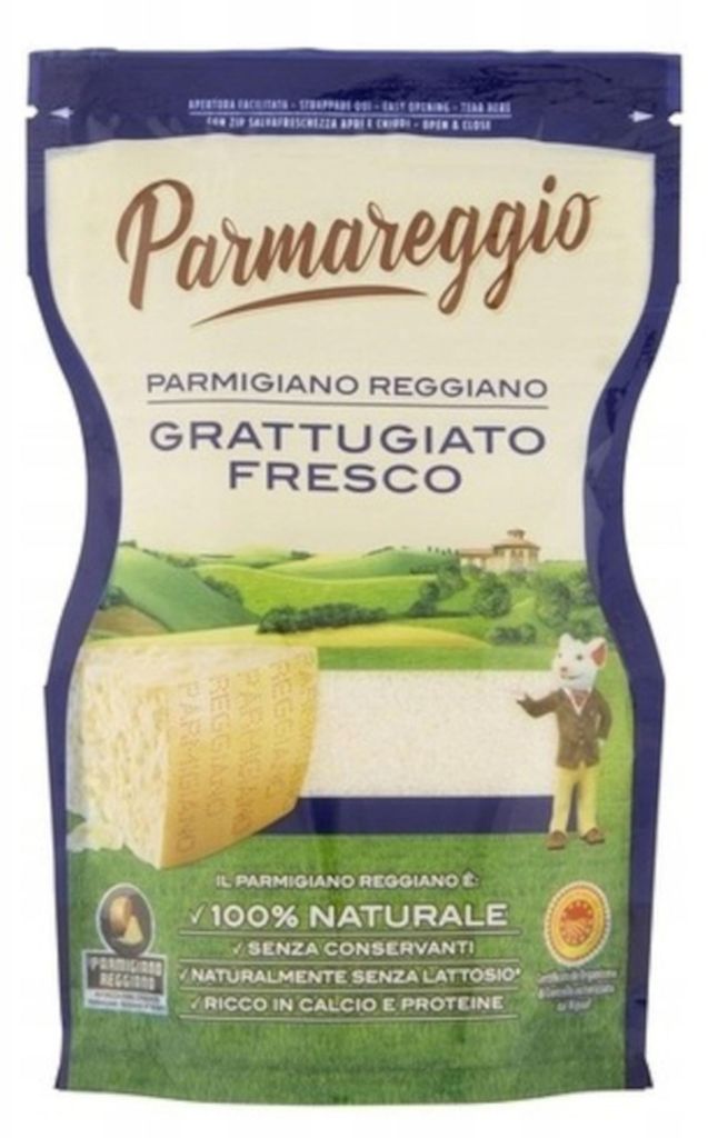 Parmigiano Reggiano râpé, marque Parmareggio, 100 g Image du produit 