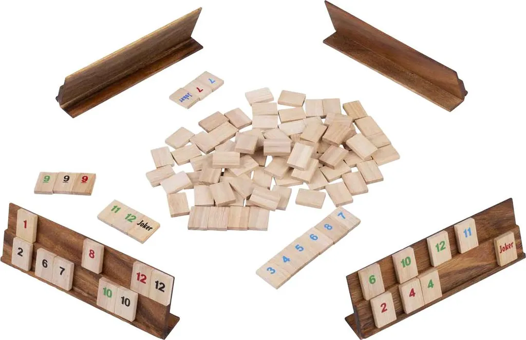 Jeu de rami de luxe en bois : fini les tuiles fragiles et égarées