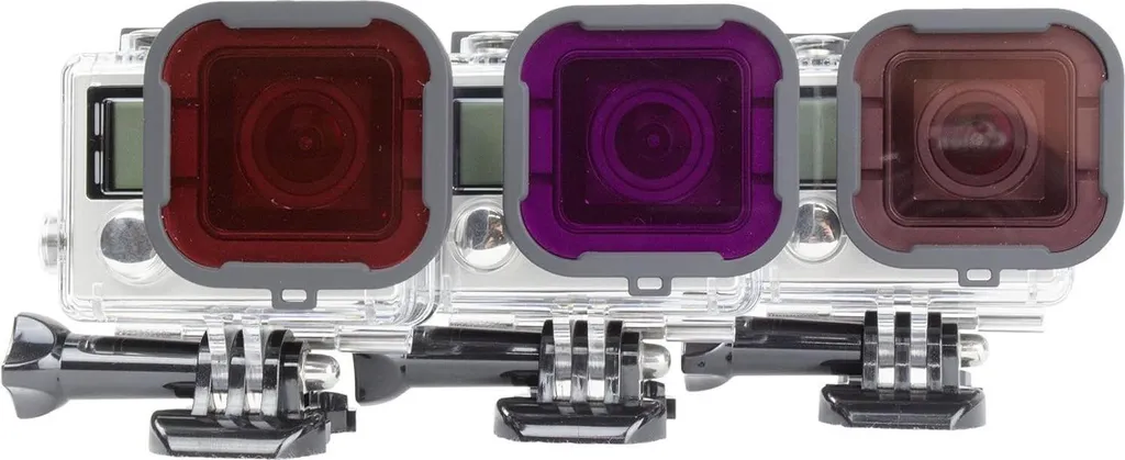 Filtres pour GoPro Hero 3+ Edition par Polar Pro pour plongée et neige