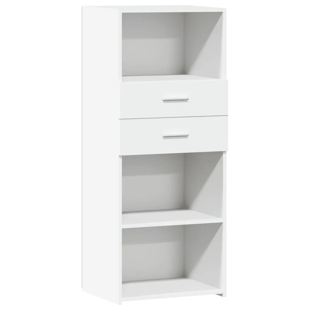 SYFAX™ Credenza Bianca 50x42,5x124 cm in Legno Multistrato