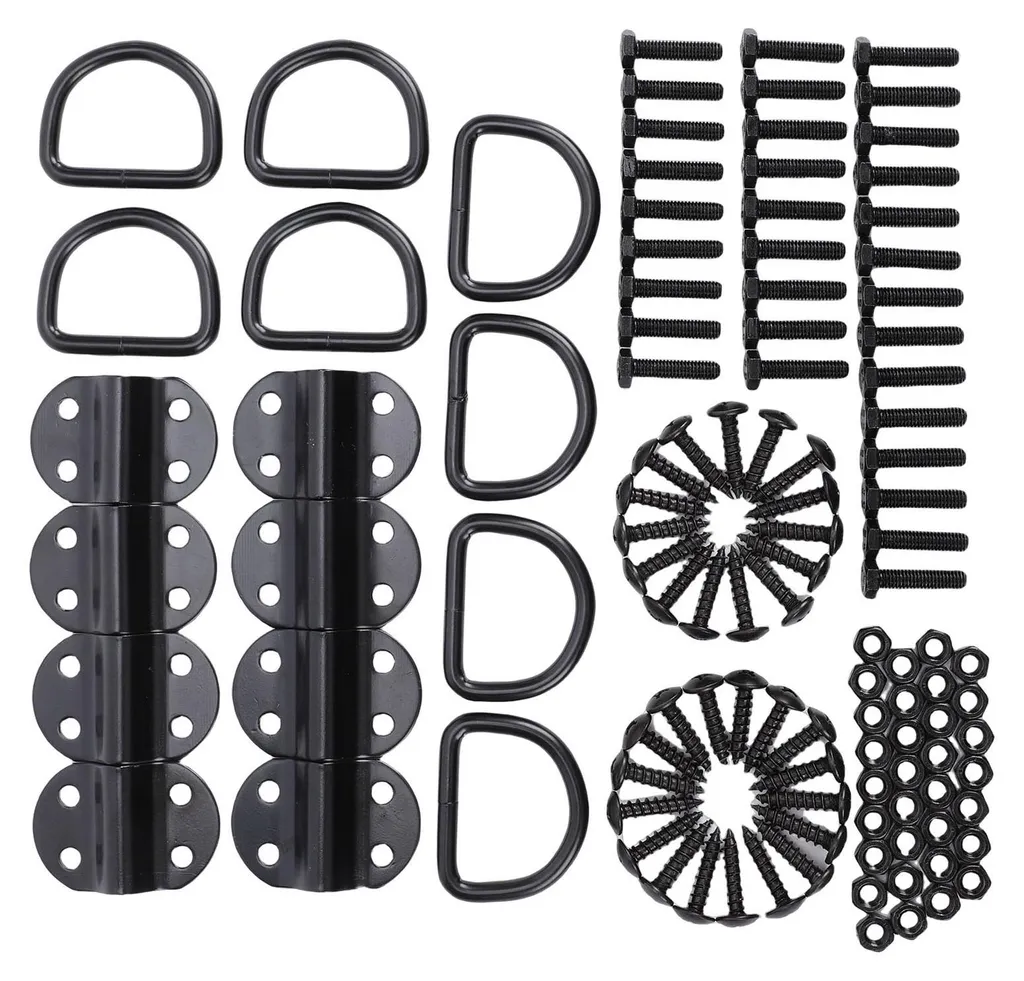 Anneaux de fixation en D 3500 lbs pour remorque et camion - Lot de 4