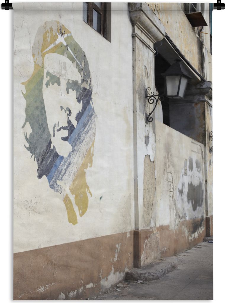 MuchoWow® Wandteppich Wandbehang Wandgemälde Che Guevara Produktbild 
