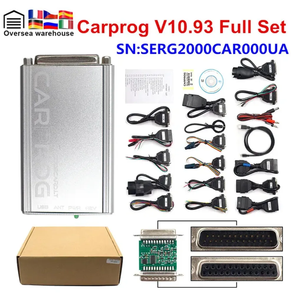 Outil de programmation de clés auto et diagnostic EEPROM Carprog V10.93 - 2