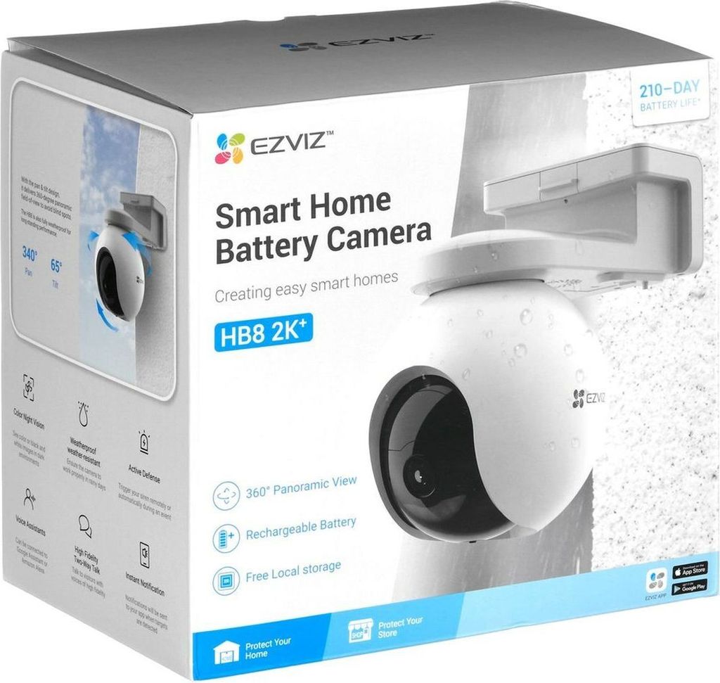 EZVIZ HB8 2K WLAN batteriebetriebene Überwachungskamera mit Produktbild 12