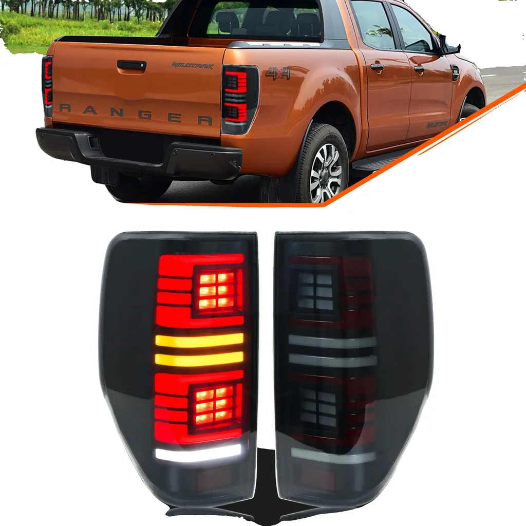 Blocs optiques arrière LED Ford Ranger 2012-2021 à clignotants défilants