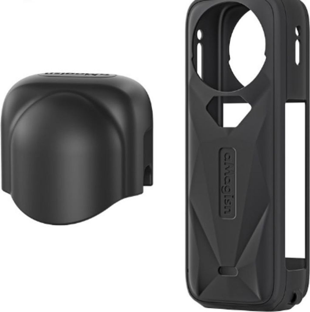 INF Insta360 X5 Silikon Schutzhülle: Gehäuse & Objektivschutz Set Schwarz