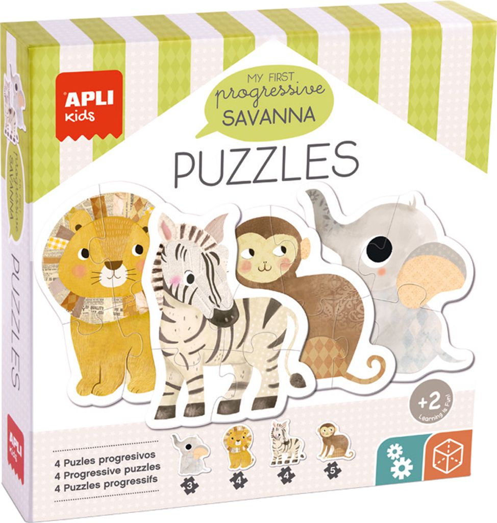 APLI kids Puzzle "My first Savanna" 16 Teile
