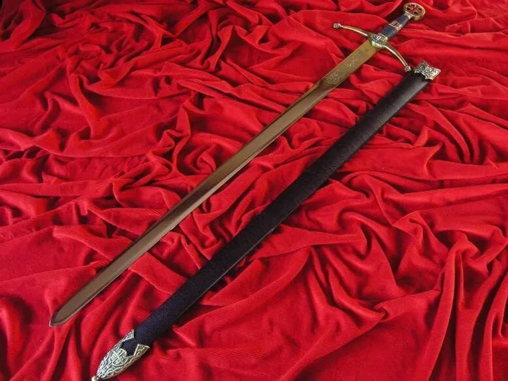 Épée Médiévale Décorative de Style Templier - Objet de Collection Premium - 10