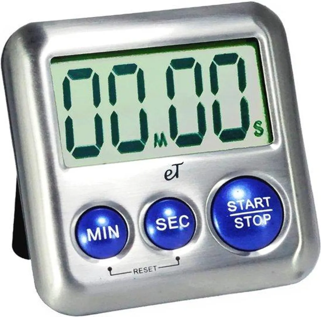 Chronomètre de cuisine digital aimanté avec alarme sonore puissante