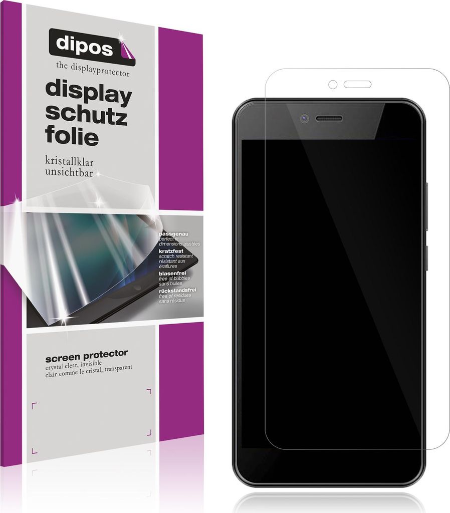 4x Schutzfolie für HTC Wildfire E5 Life klar Displayschutzfolie Folie Display Schutz dipos