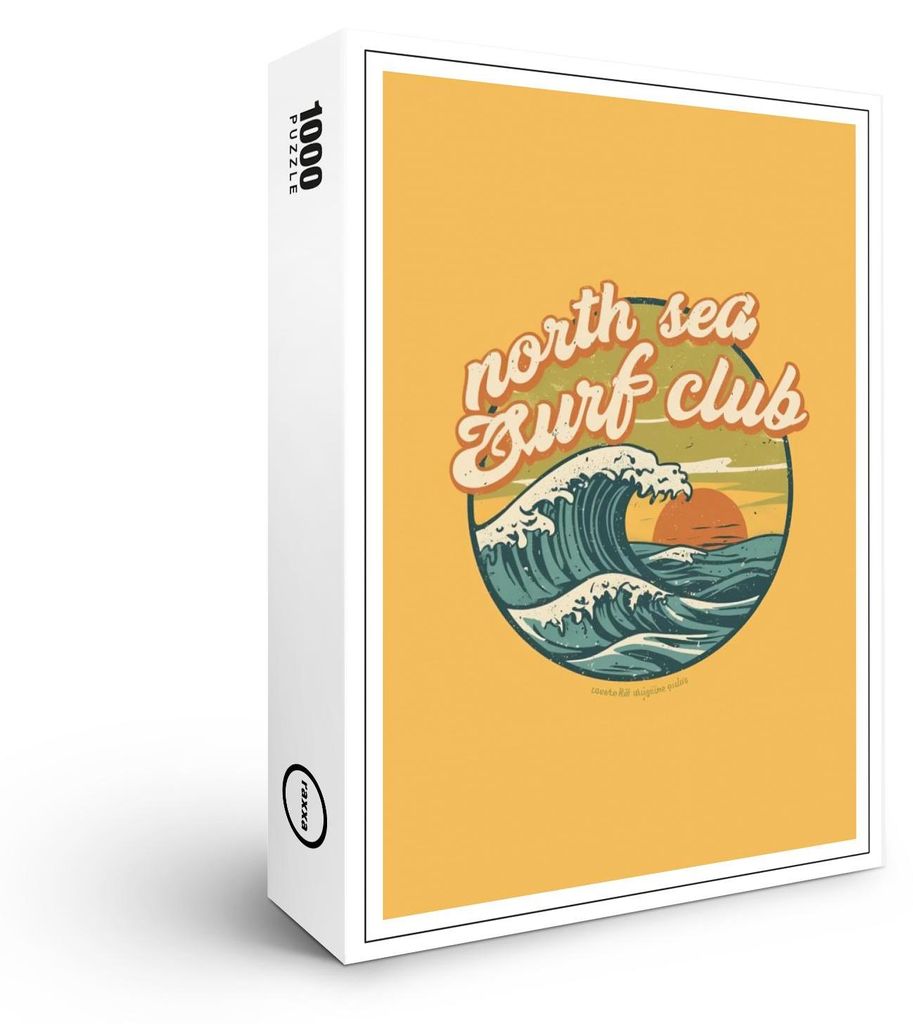 raxxa Premium-Puzzle "North Sea Surf Club", 1000 Teile