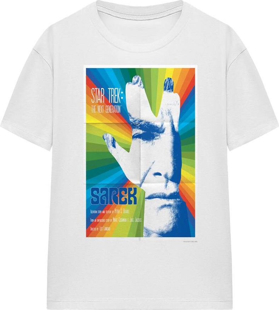 Star Trek - "The Next Generation Season 3 Episode 23" T-Shirt für Herren/Damen Uni TV16414 (M) (Weiß)
