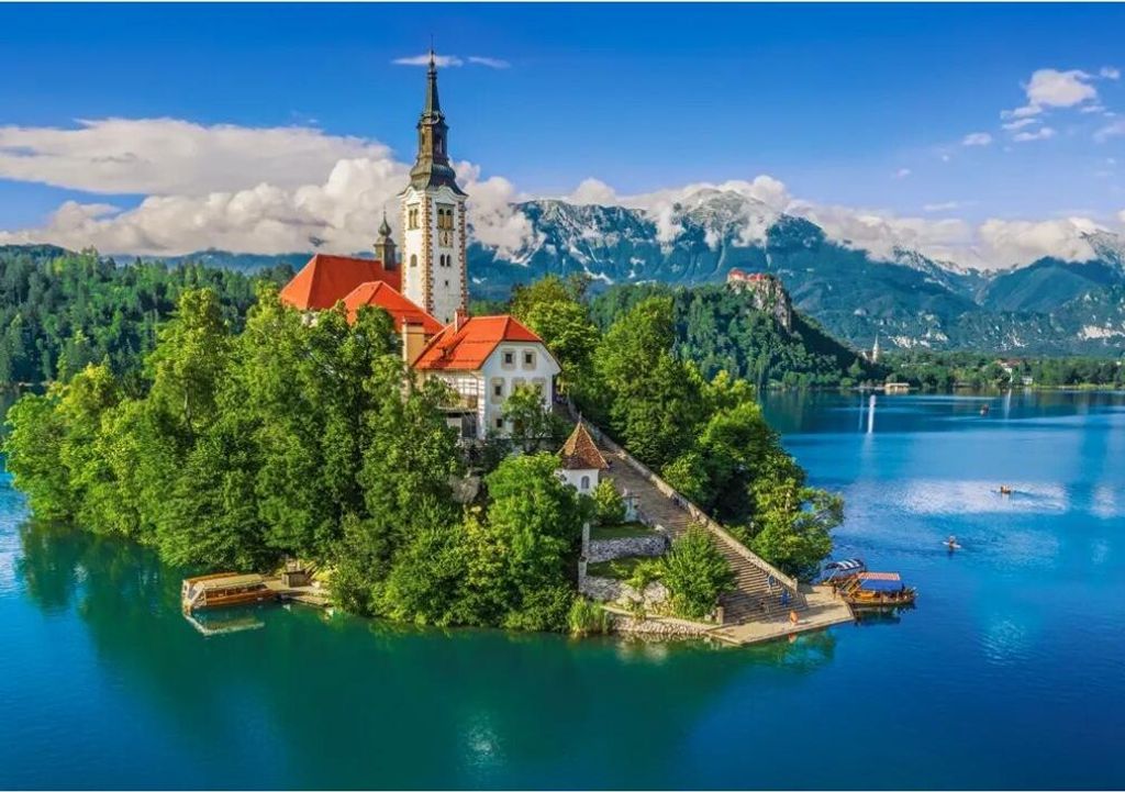 CASTORLAND Puzzle Bled, Slovinsko 500 dílků