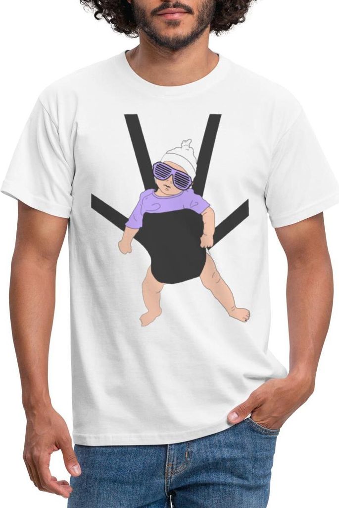 Spreadshirt Alan Junggesellenabschied Kostüm Fasching Männer T-Shirt, 3XL, Weiß