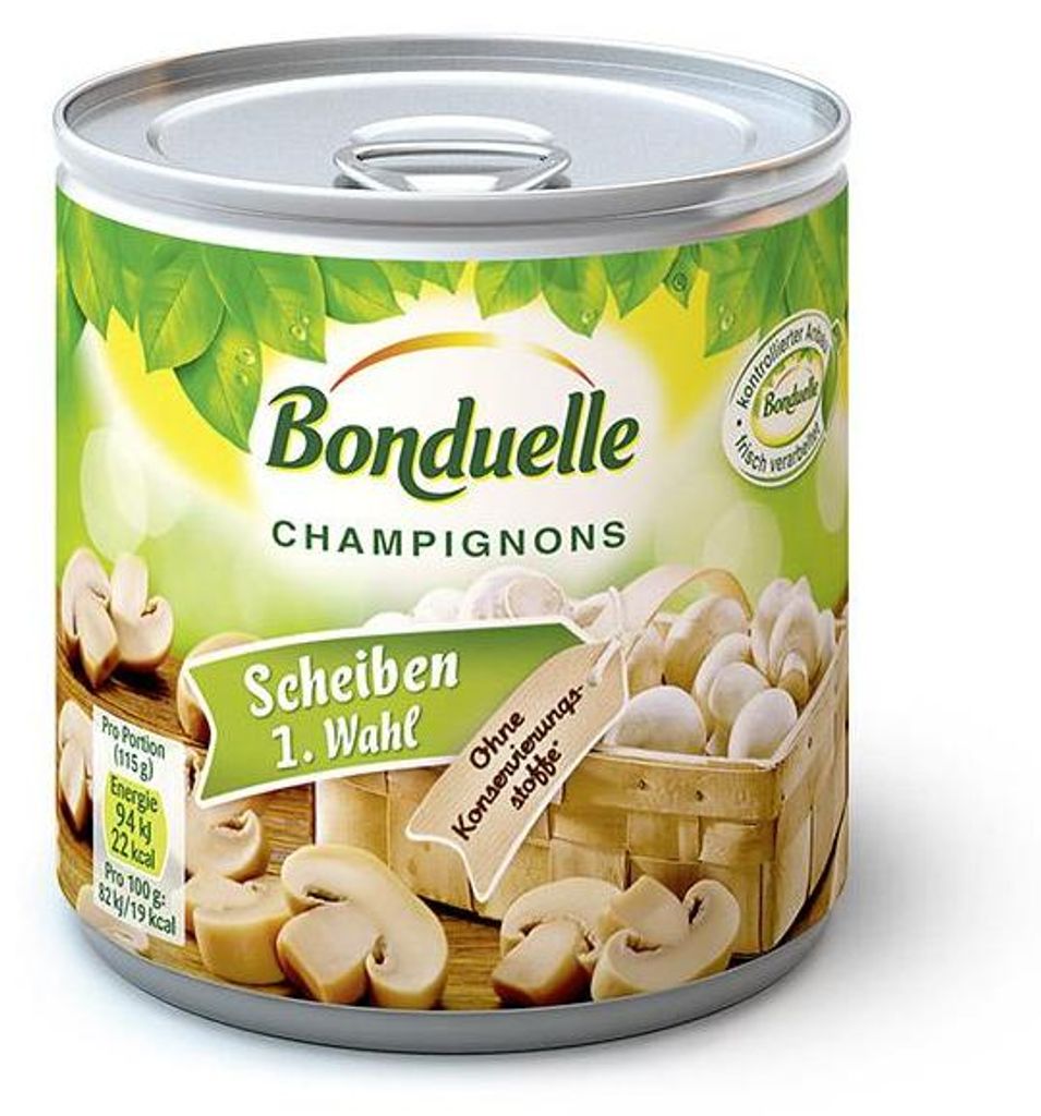 Bonduelle Champignon Gourmet Scheiben feinste Auslese 200g Produktbild 