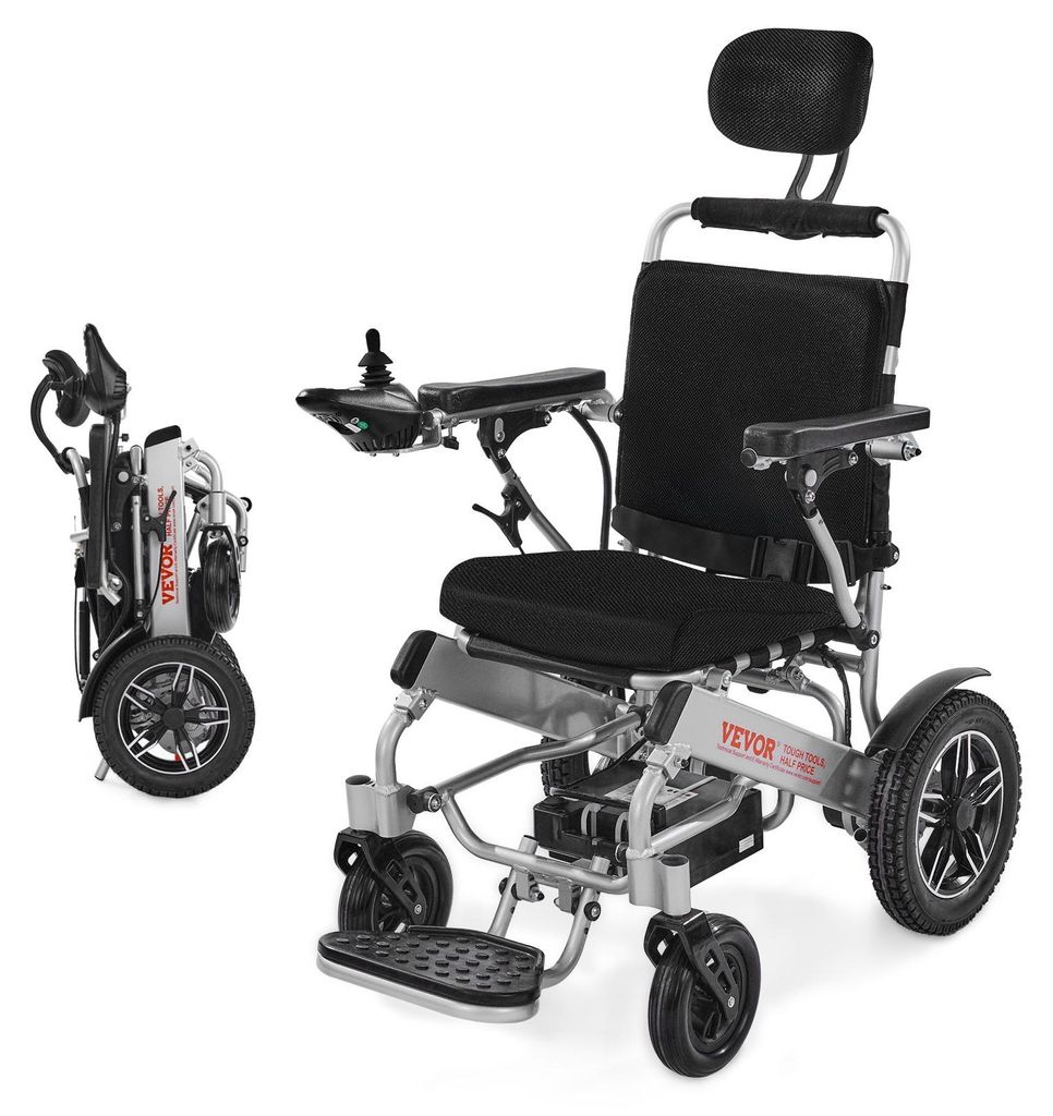 Silla de ruedas eléctrica plegable VEVOR, motorizada, 300 Imagen del producto 