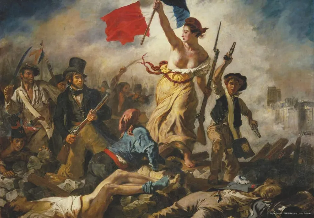 D-TOYS Puzzle La Liberté guidant le peuple 1000 pièces - Art Classique