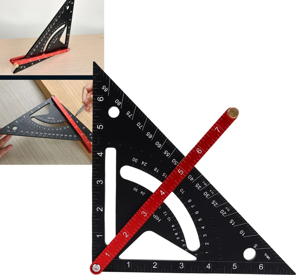Équerre de menuisier bidirectionnelle réglable en aluminium robuste - 11