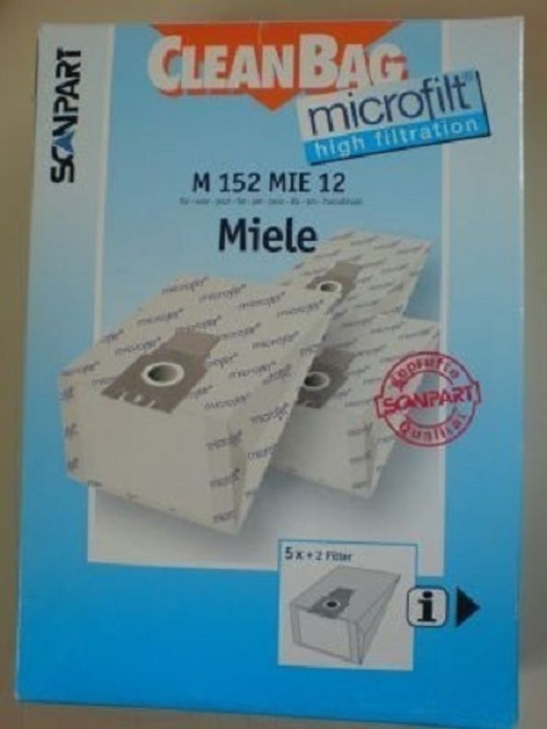 CleanBag Staubsaugerbeutel M152MIE12 für Miele Typ J
