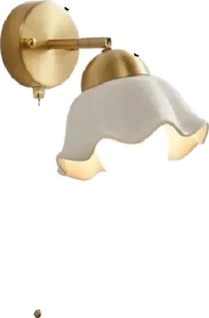 Lampe murale LED moderne à chaînette pour éclairage d'appoint chaud