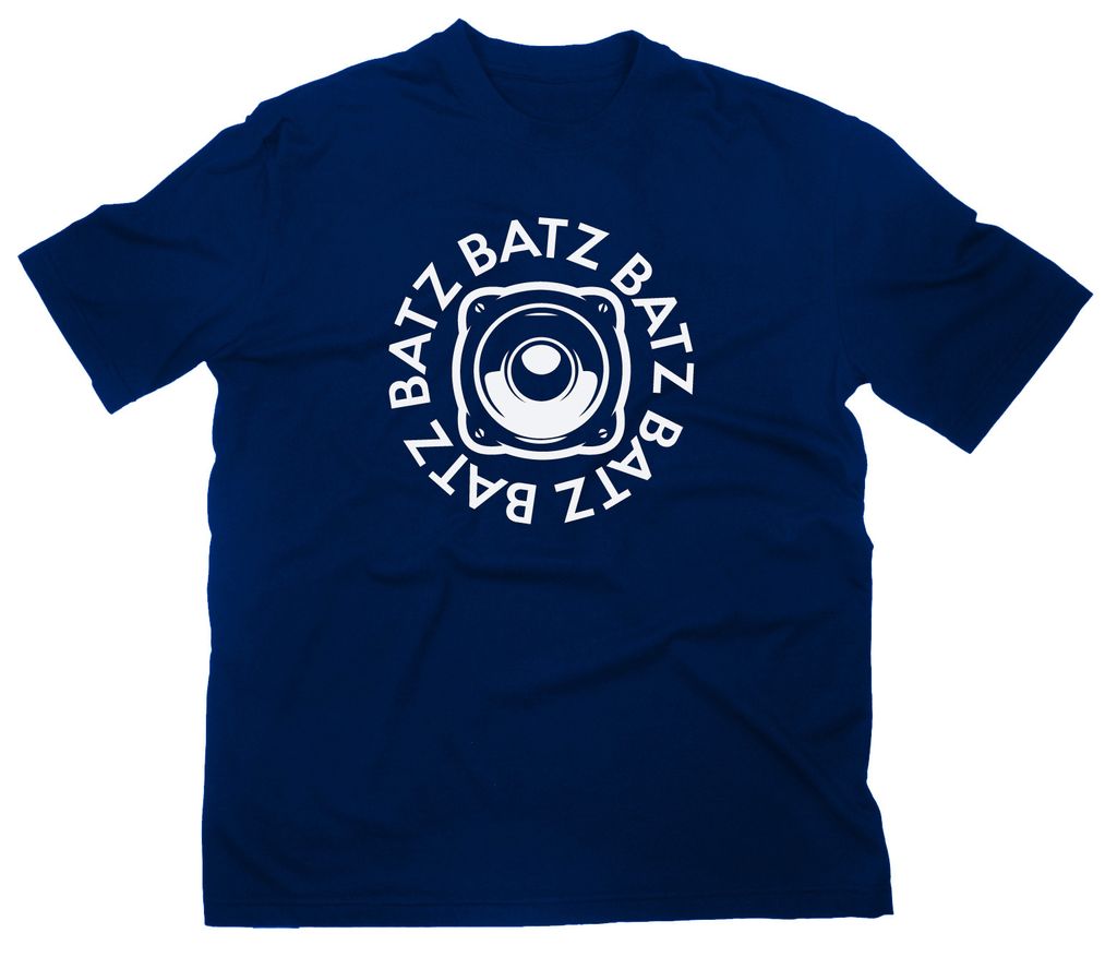 Styletex23 T-Shirt Batz Free Tekno Music Bass, navy, XXL