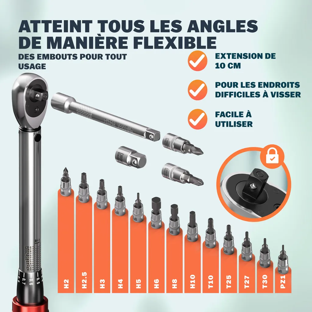 Clé Dynamométrique 1/4" 1-25 Nm : Évitez la Casse des Vis et Filetages