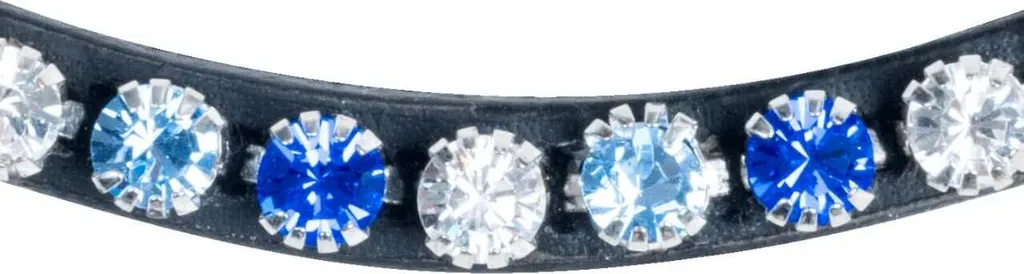 Waldhausen Browband X-Line Glam Browband Blu zaffiro/Blu notte/Argento WB