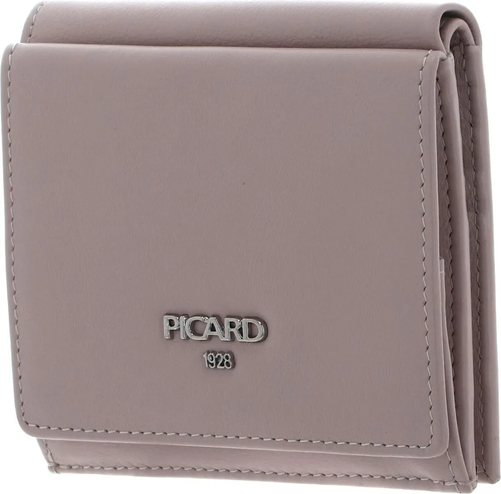 PICARD Bingo Wallet: Portafoglio Grande Donna in Pelle Rosa Antico