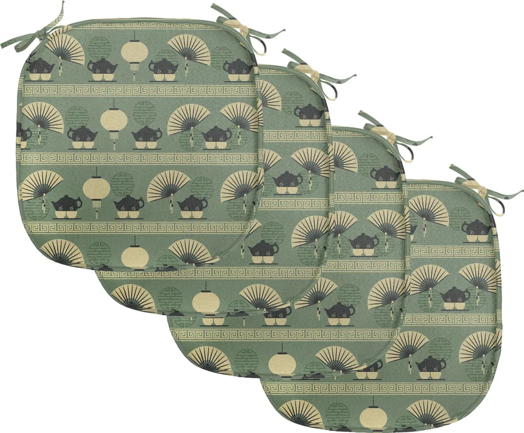 Offerta Set 4 Cuscini ABAKUHAUS 40x40 Sedie Cucina Verde