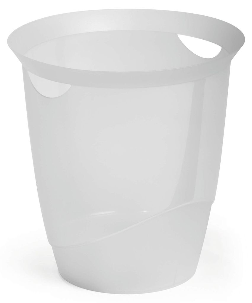DURABLE Papierkorb TREND 16L rund, 1701710400 transparent Produktbild 
