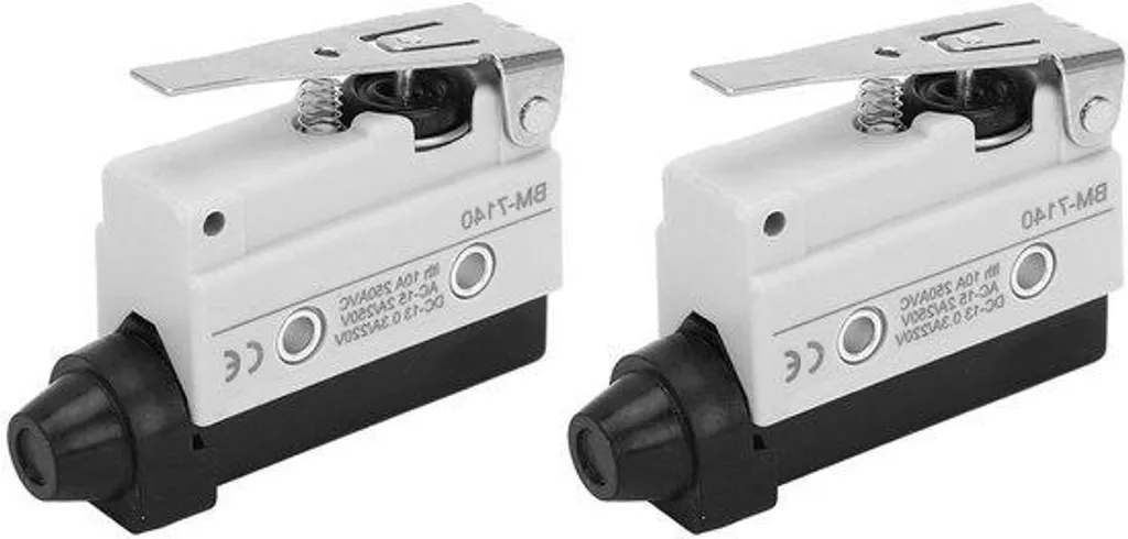 Lot de 2 interrupteurs 60RF 8,5 mm x 2,5 mm 2MD 250V AC pour montage