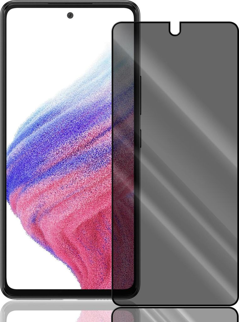 Anti Spy Panzer Folie für Samsung Galaxy A53 5G Privacy Displayschutzfolie Sichtschutz Glasfolie Schutzglas