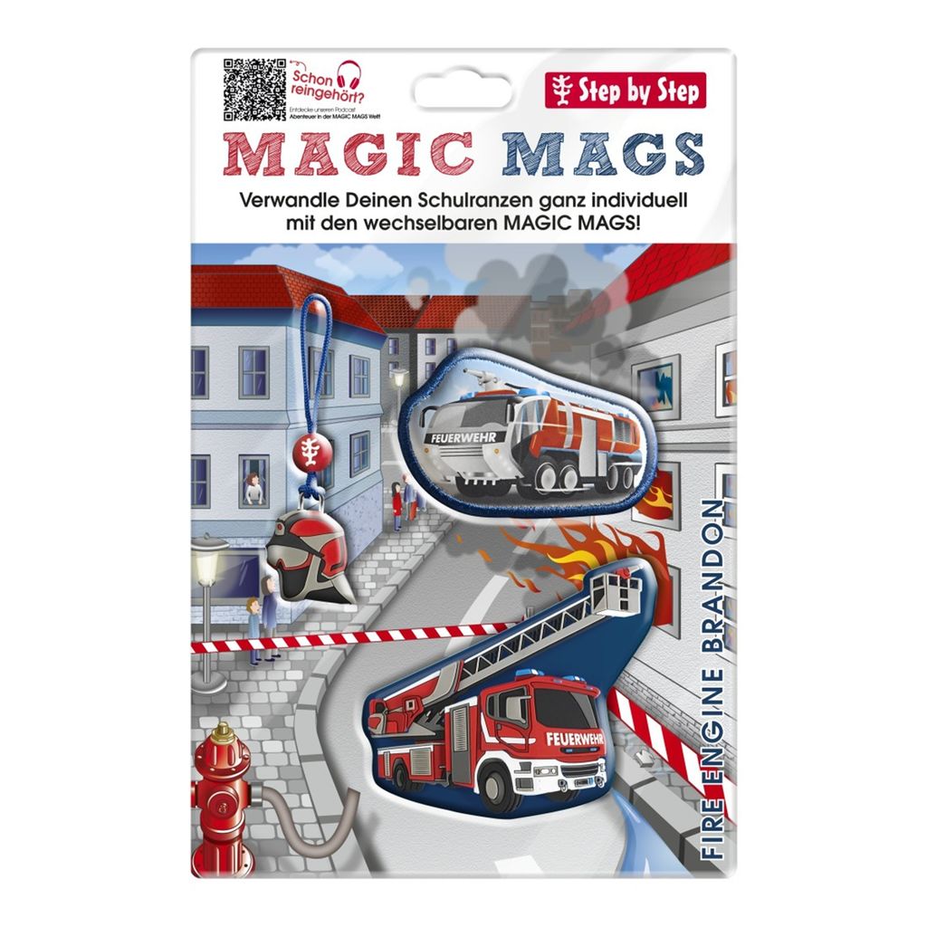 Step by Step Ranzen-Zubehör MAGIC MAGS "Fire Engine Produktbild 