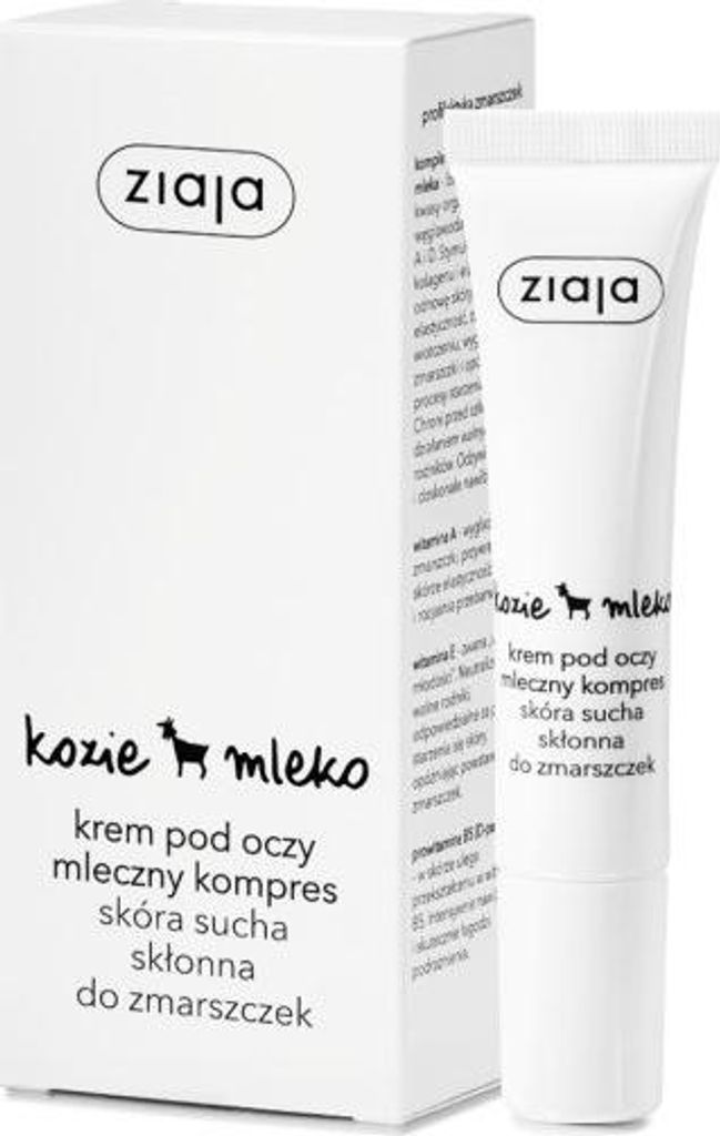 Ziaja Kozie Mleko krem pod oczy skóra sucha 15ml Zdjęcie produktu 