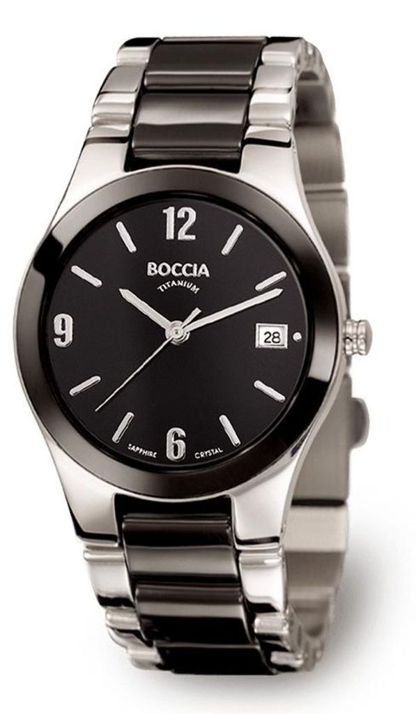 Boccia Damen Armbanduhr 3189-02 Reintitan Ceramic schwarz Produktbild 