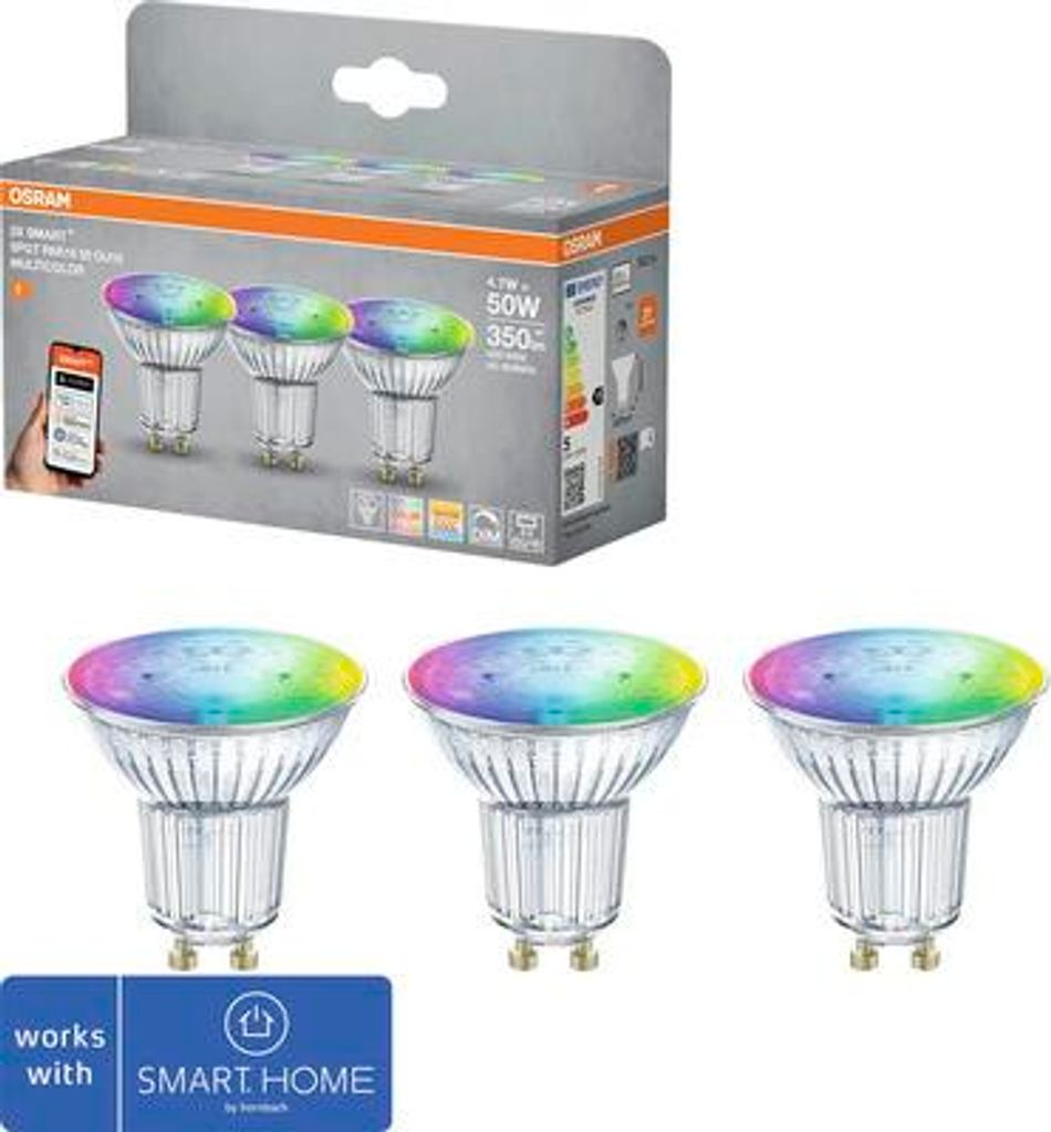 Osram SMART+ MATTER SPOT PAR16, 4,9 W, 40 W, E14, 470 lm, Produktbild 