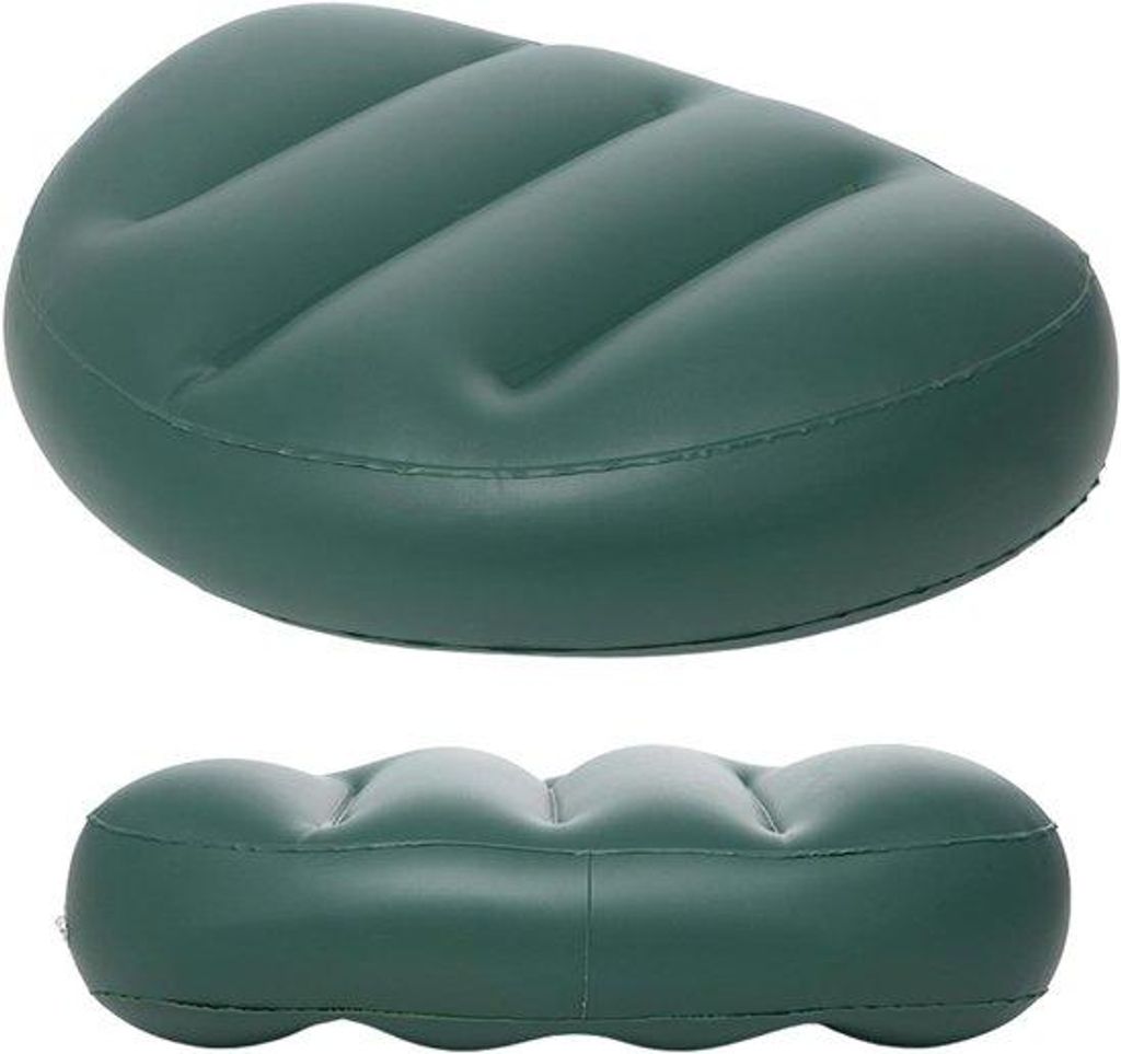 Luftfähiges Bootkissen, Anti-Slip-Kajak-Sitzkissen, wasserdichter Angler-Kajak-Stuhl, einziehbares Kajakkissen für Kajak-Sitz, Camping, Wasserspo...