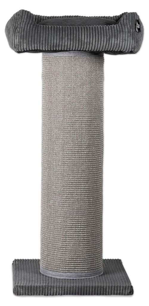 Rohrschneider XXL Kratzbaum FRIEDA – Kratztonne XXL | austauschbare Kratzmatten | stabil | extra breite Säule | Cord-Bezug waschbar | Kratzbaum ...