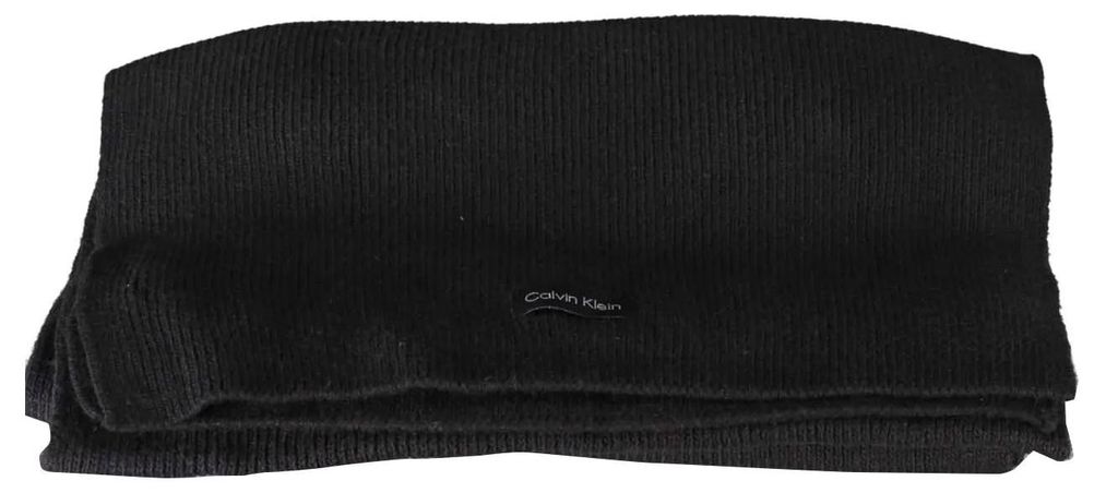 Eleganter Damenschal in Schwarz mit edler Stickerei, 30x192 Produktbild 