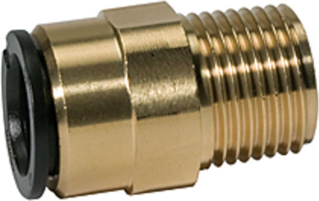 Riegler Einschraubverbinder MS »speedfit« 1/2 BSPT, für Rohr Außen-Ø 15 mm