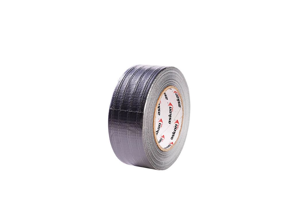 ASKON Silberbetonband Panzertape 38mm - Steinband - Gewebeband - Gaffertape - Gaffa-Tape - silber 50m Rolle