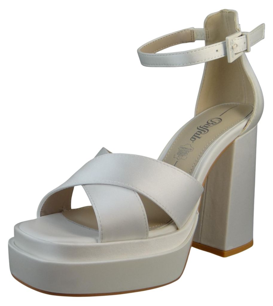 Buffalo Dámske klasické lodičky Bonny Cross 1291411 white Obrázok produktu 