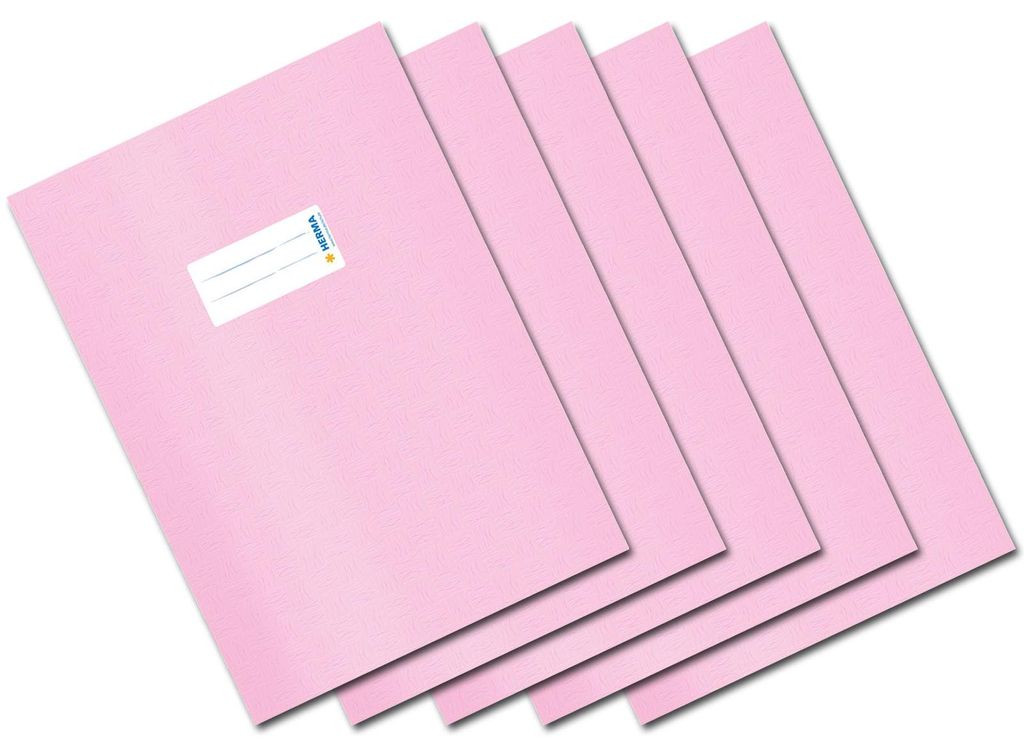 HERMA Heftschoner, DIN A4 gedeckt Rosa 5 Stück