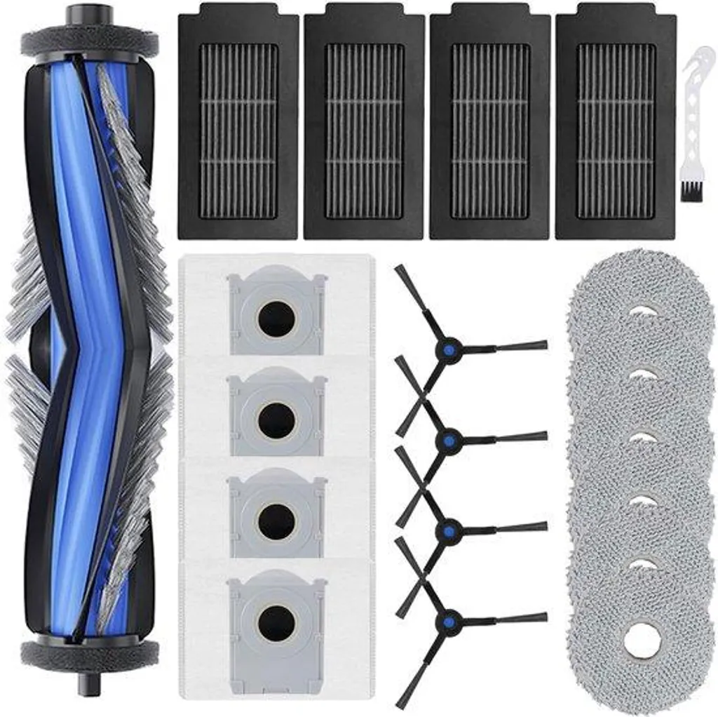 Lot de 1 kit de buses et brosses pour aspirateur traîneau universel