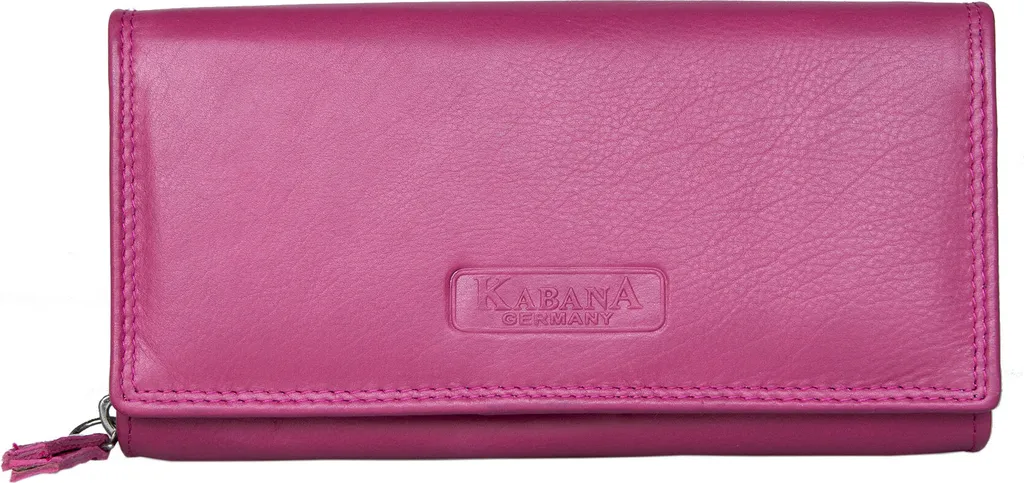 Porte-monnaie femme rose cuir souple idéal pour petits sacs et sorties chics