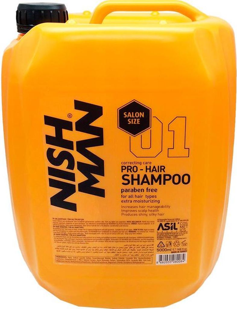 Šampón na vlasy bez parabénov Nishman Profesionálny 5000 ml Obrázok produktu 