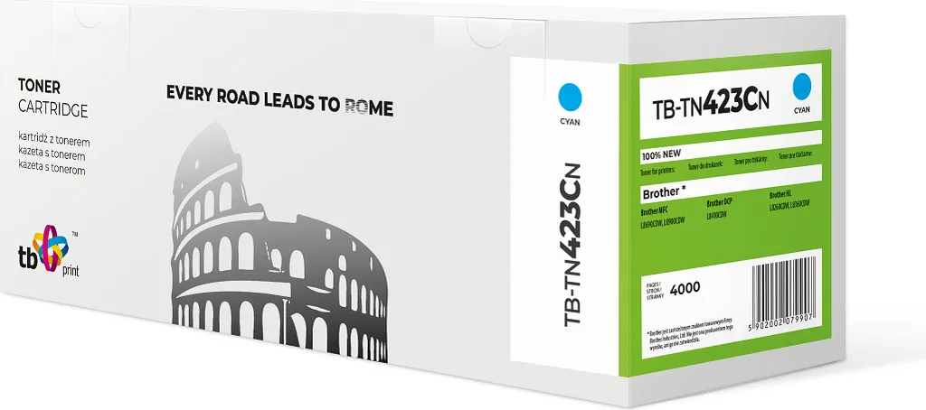 Toner Cyan TN-423CN TB Print pour Impression Bureautique et Rapports