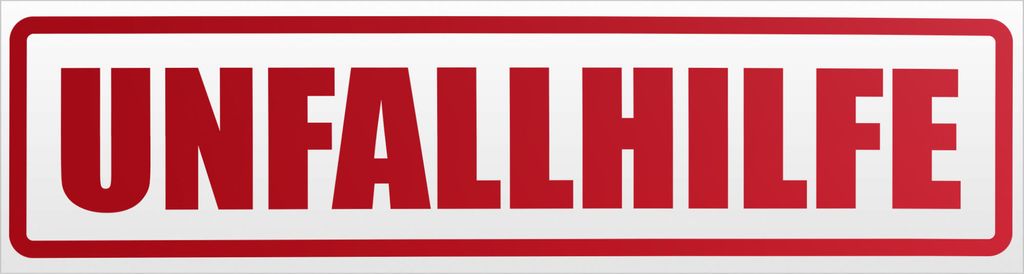 Kiwistar Unfallhilfe Magnetschild Schild magnetisch - 20cm Rot - reflektierend - Magnetfolie für Auto PKW Kfz